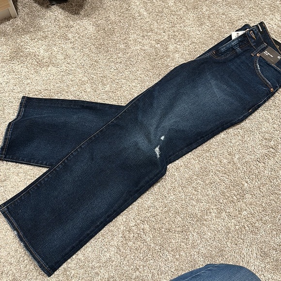 !NWT! Express ‘90s ankle boot mid rise dark wash jeans - Picture 7 of 7